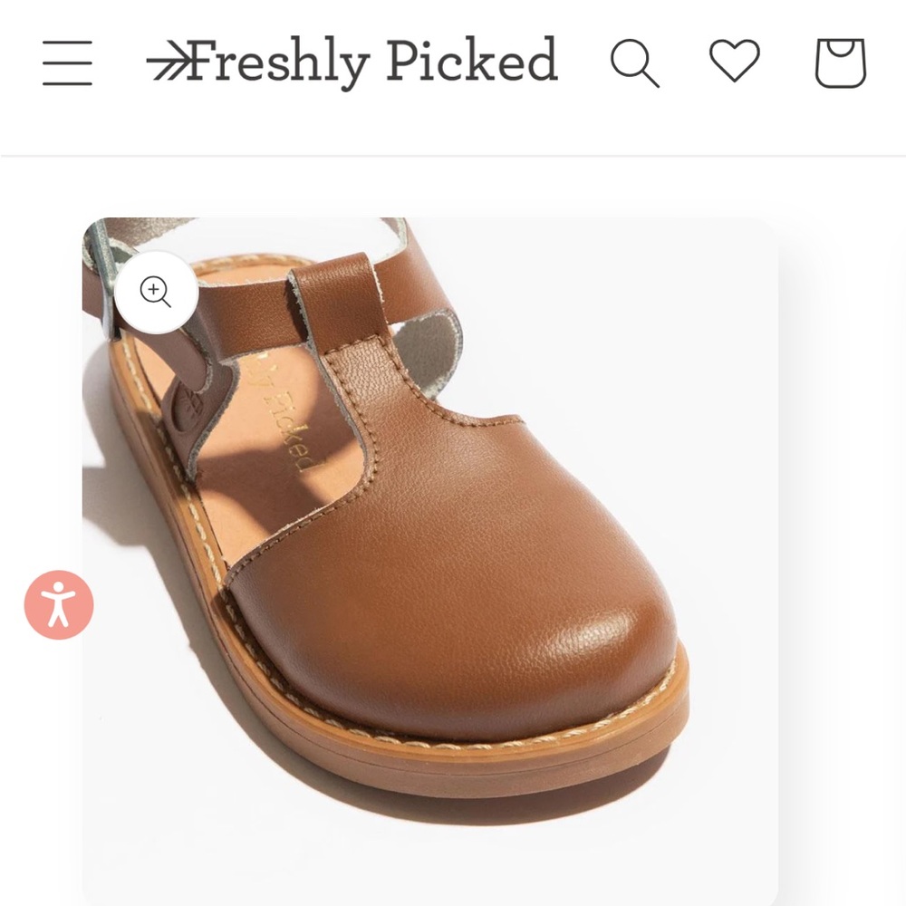NWT Freshly Picked clogs in cognac